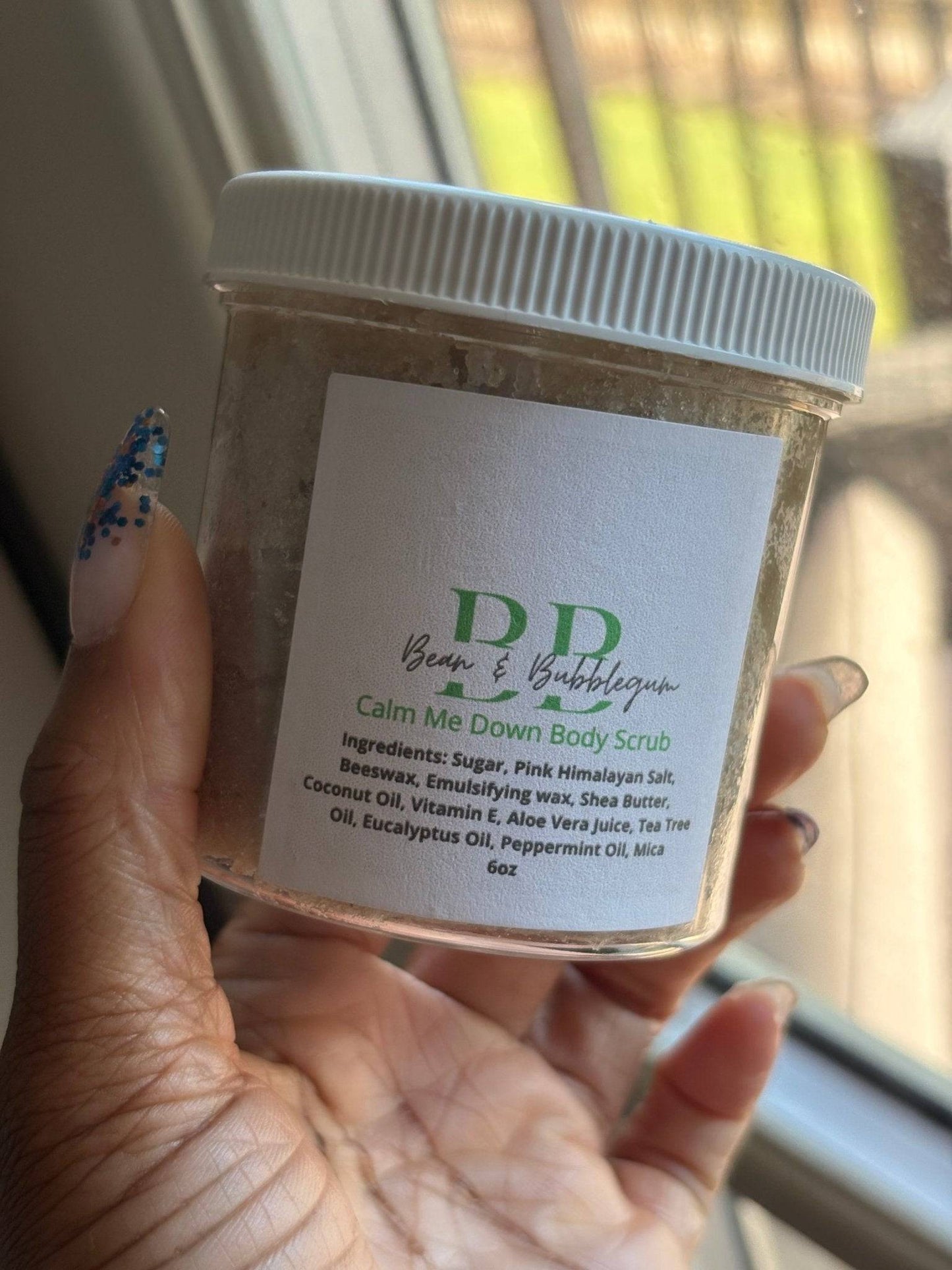 Calm Me Down Body Scrub - Bean & Bubblegum